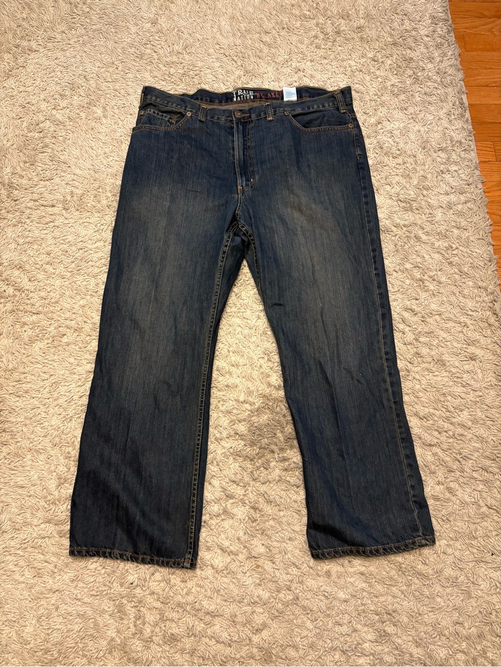 Relaxed Dark Blue Men’s Jeans